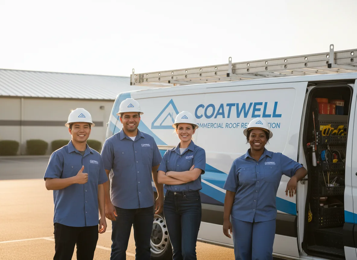 Commercial roof coating company in Wales, UT