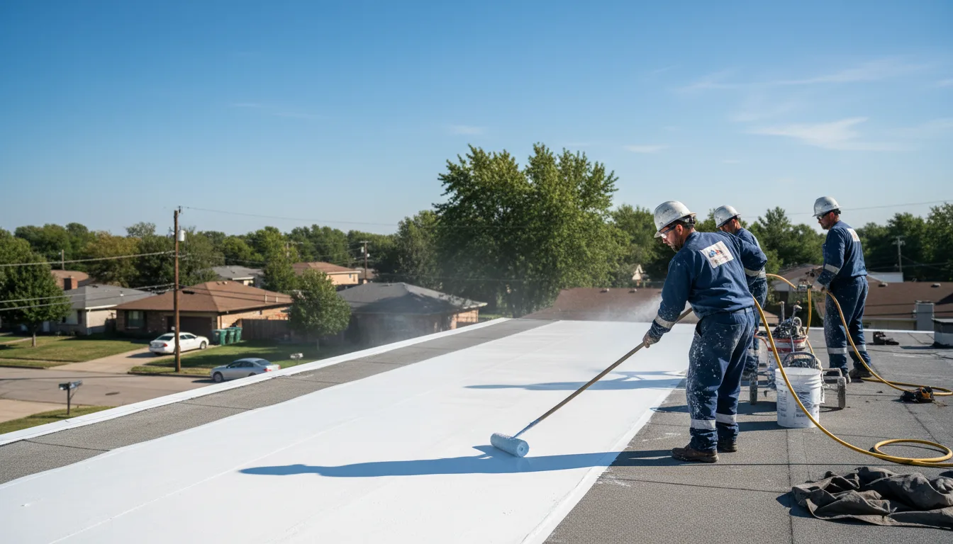 Commercial roof coating in Wales, UT near me